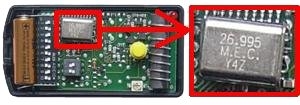 Telecomando: NICE K4M 26.995 MHz  