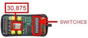 Telecomando: ALLMATIC AKMY4 30.875 MHz  