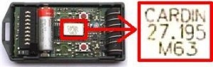 Telecomando: CARDIN S466-TX2-EXTEL  