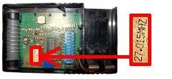 Telecomando: ALLTRONIK S435B  27.015 MHz  