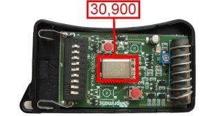 Telecomando: APRIMATIC TG4M 30.900 MHz  